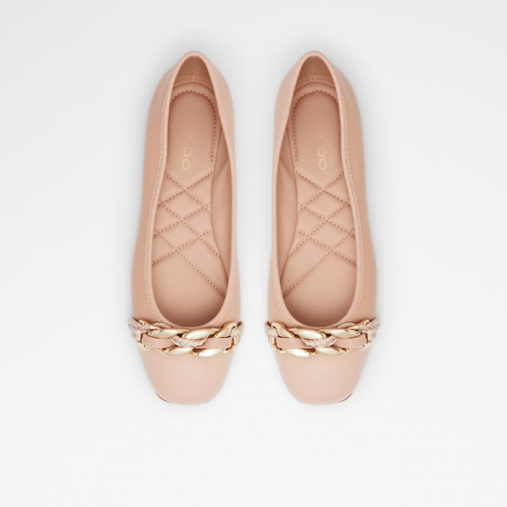 Beige Aldo Ocalirin Ballerina | 90QKOWUID