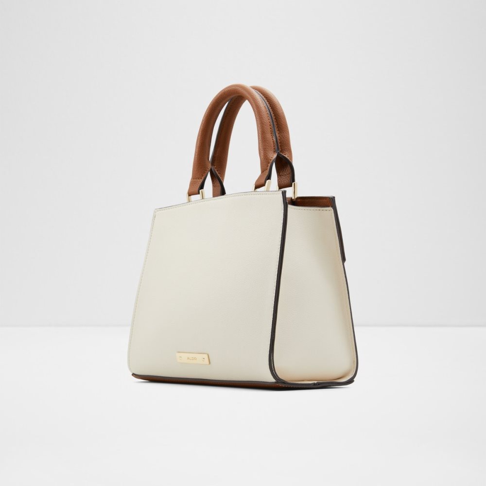 Beige Aldo Oziroe Satchel Tote Bags | 81XULKGTZ