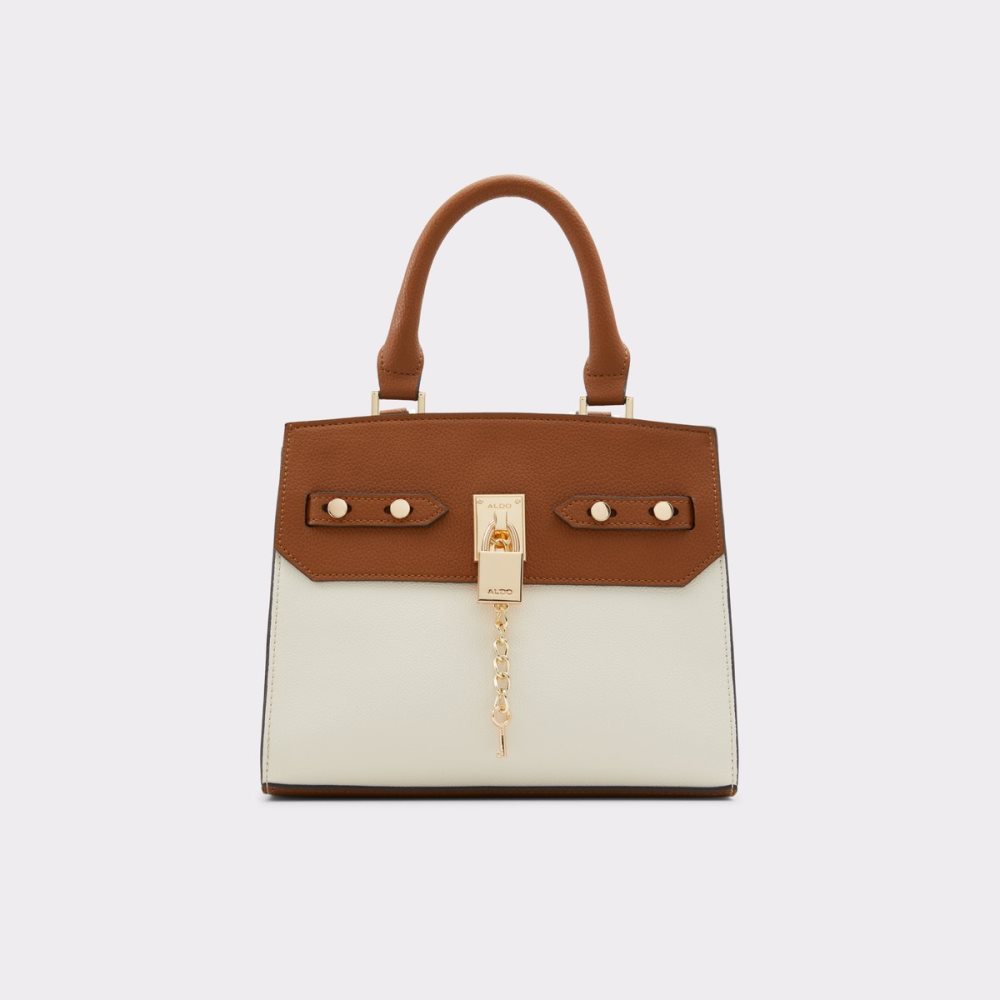 Beige Aldo Oziroe Satchel Tote Bags | 81XULKGTZ