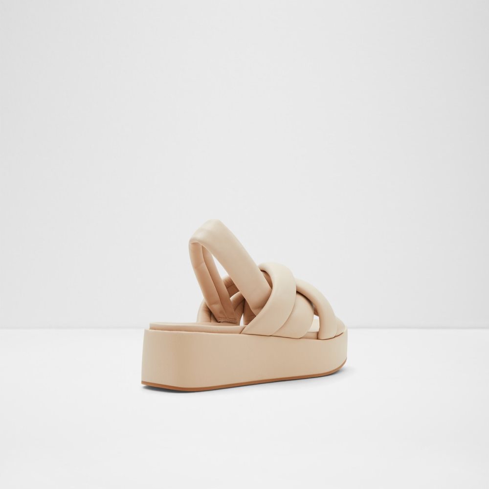 Beige Aldo Phoebie Sling Back Sandal - Sandals | 98GLPFTUI