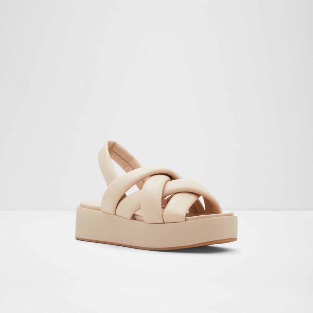 Beige Aldo Phoebie Sling Back Sandal - Sandals | 98GLPFTUI