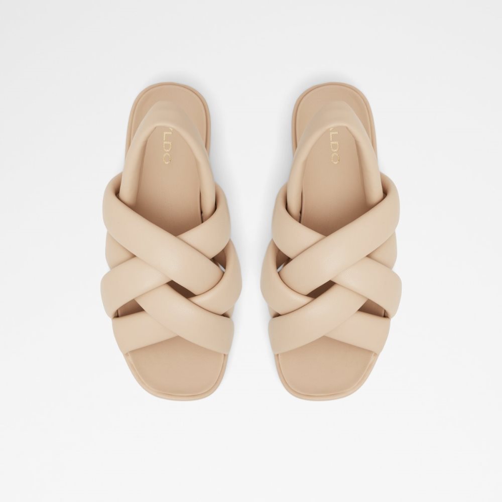 Beige Aldo Phoebie Sling Back Sandal - Sandals | 98GLPFTUI