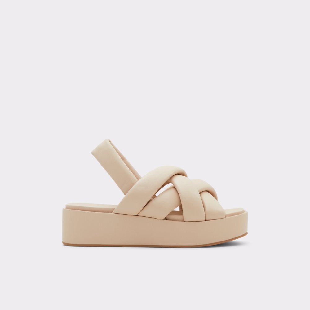 Beige Aldo Phoebie Sling Back Sandal - Sandals | 98GLPFTUI