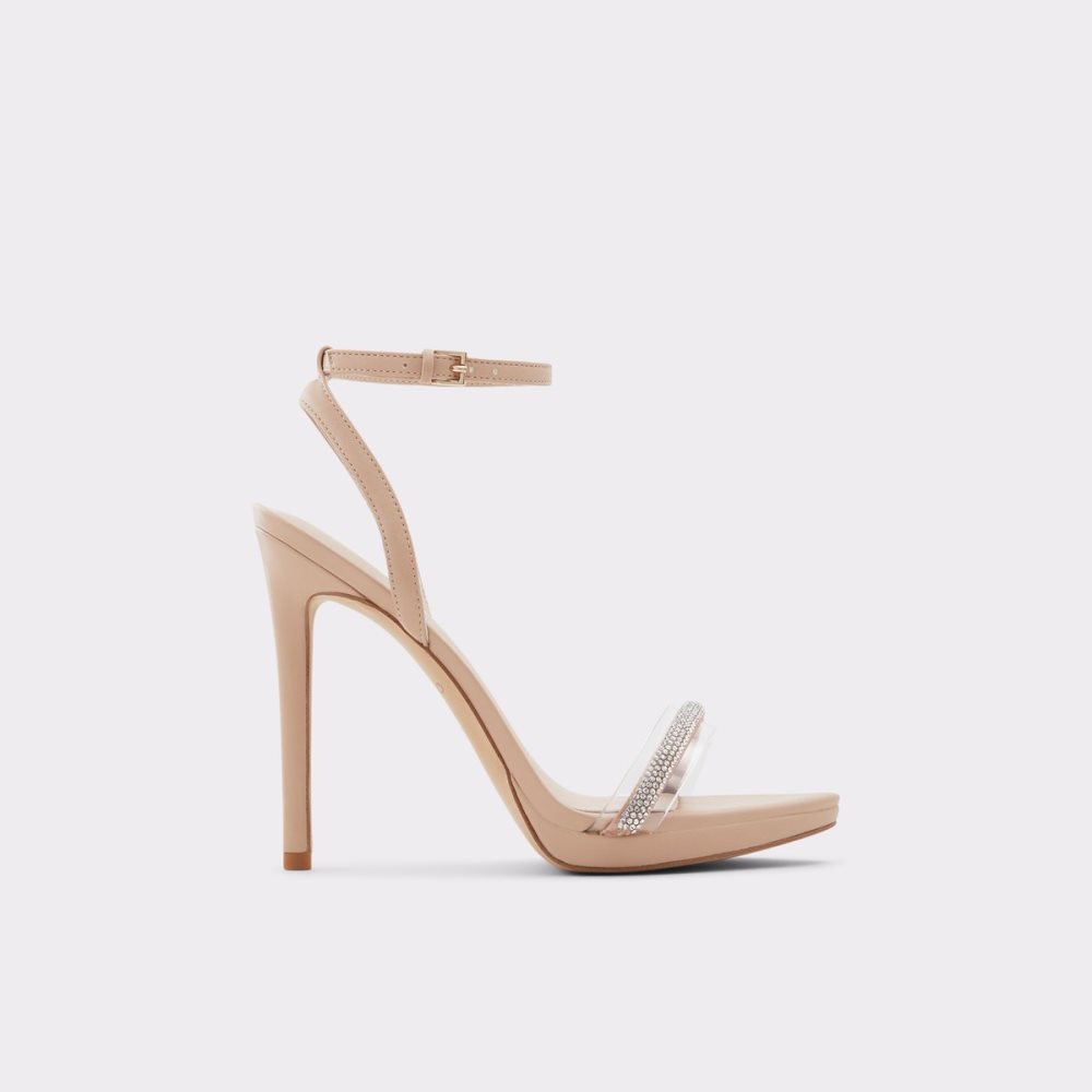 Beige Aldo Thirakin High Sandal - Stiletto Heels | 89BTSVZYL