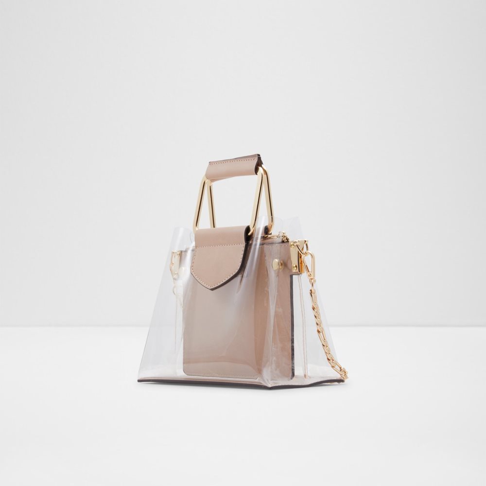 Beige Aldo Unarex Satchel Tote Bags | 32RVHSKAC