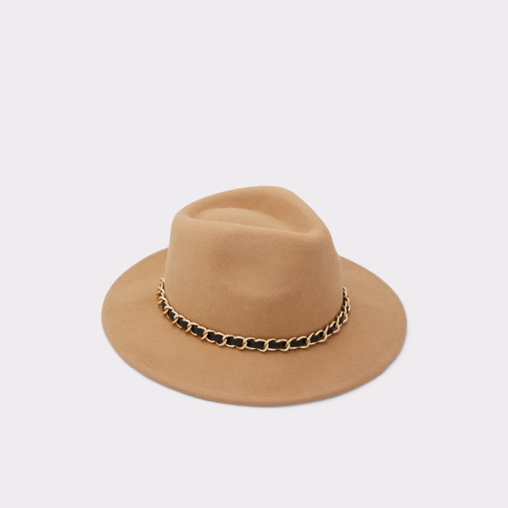 Beige Aldo Wesley Fedora Hats | 42JQSVNCH