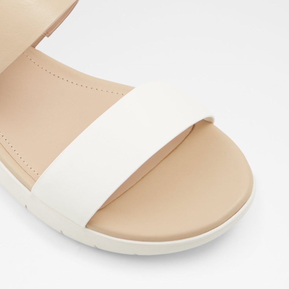 Beige Aldo Woema Flat Sandal Sandals | 73VXFZGJA