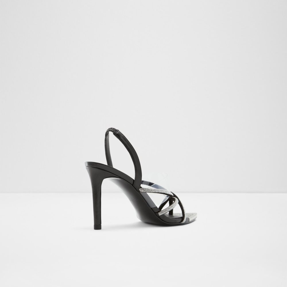 Black Aldo Aabelle Strappy High Sandal - Stiletto Sandals | 60FZVNEJM