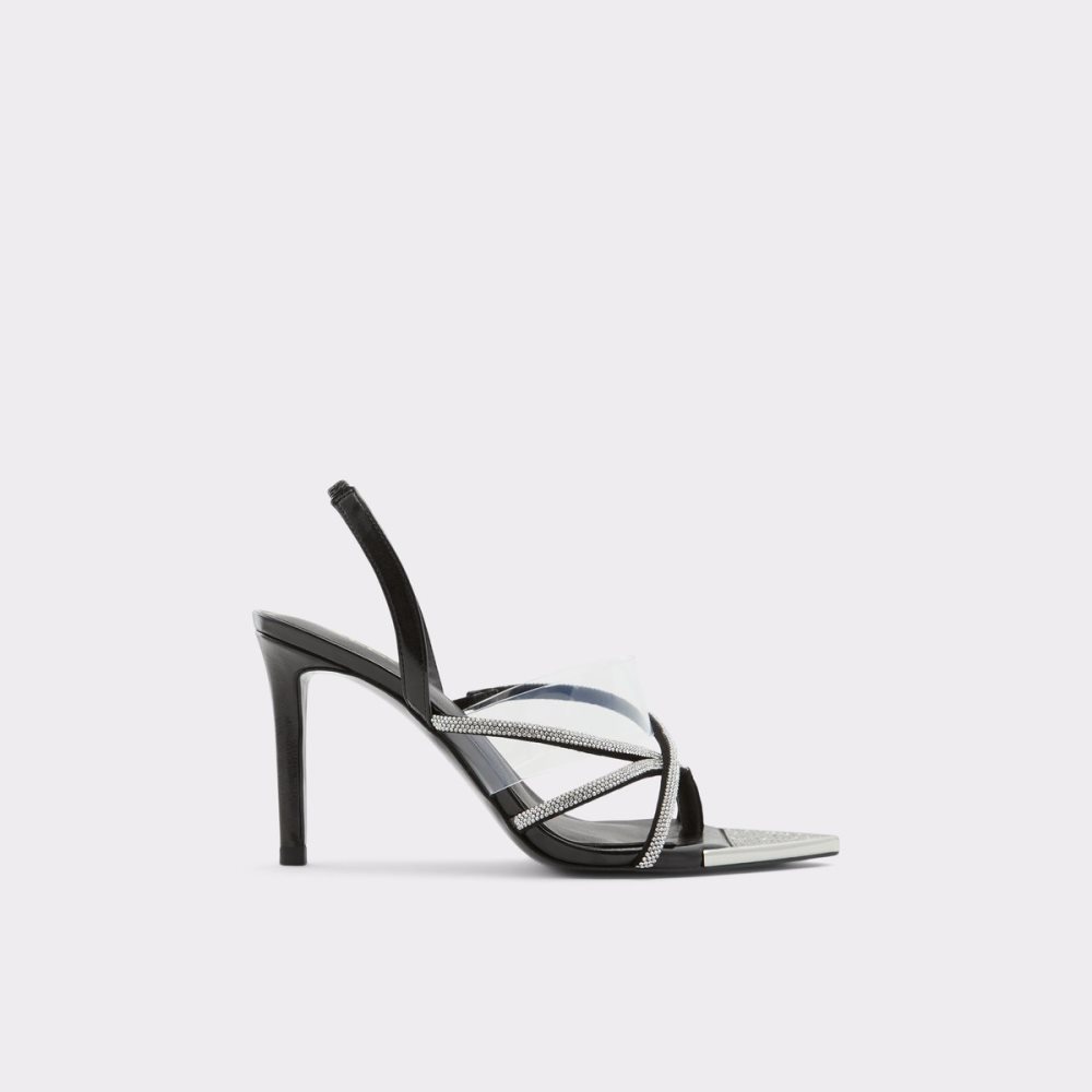 Black Aldo Aabelle Strappy High Sandal - Stiletto Sandals | 60FZVNEJM