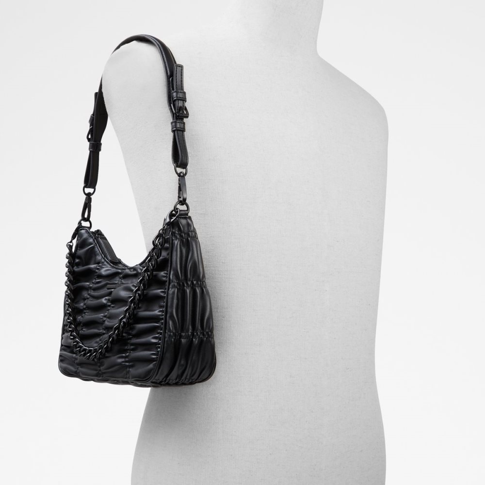 Black Aldo Acera Shoulder Bags | 51YTURZPO