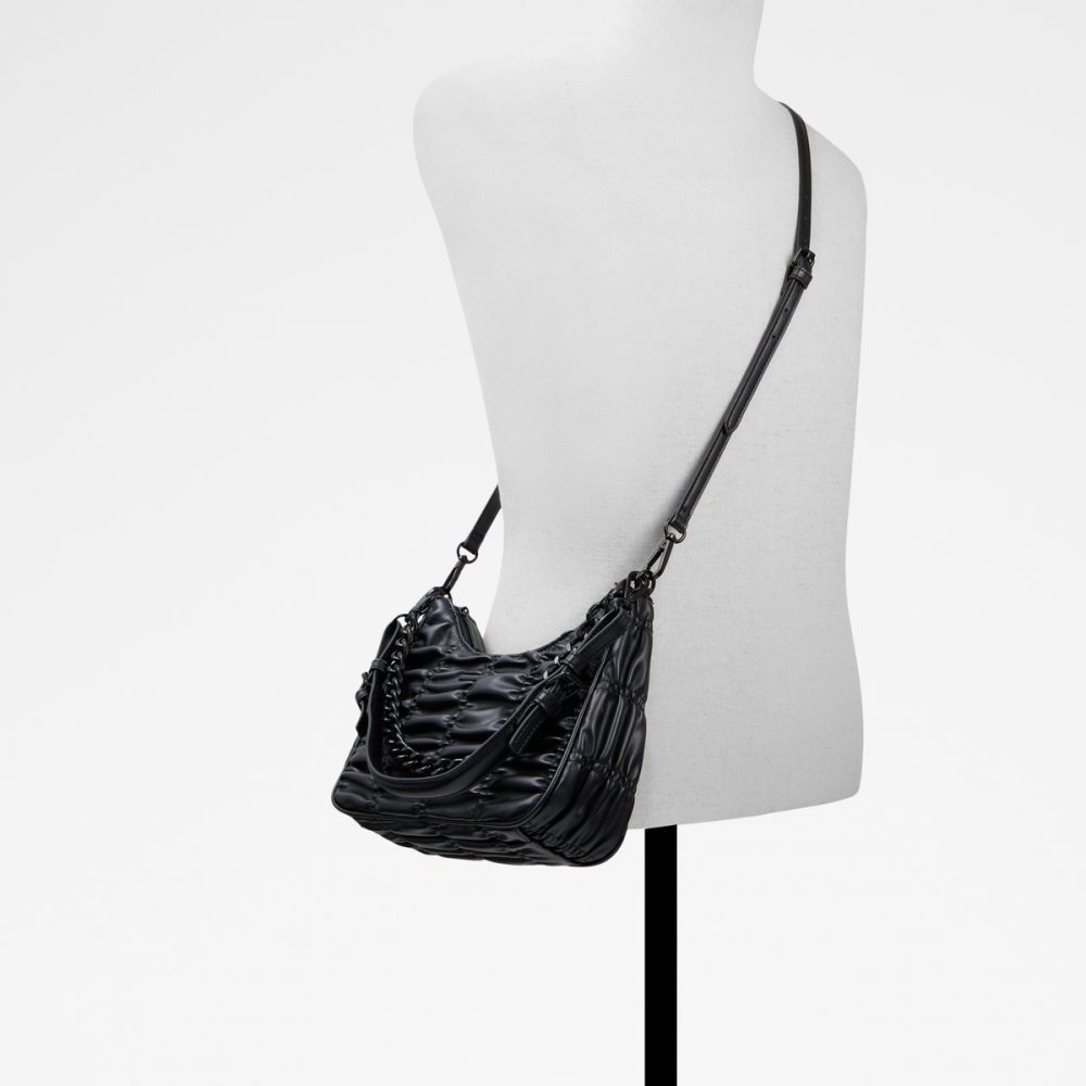 Black Aldo Acera Shoulder Bags | 51YTURZPO