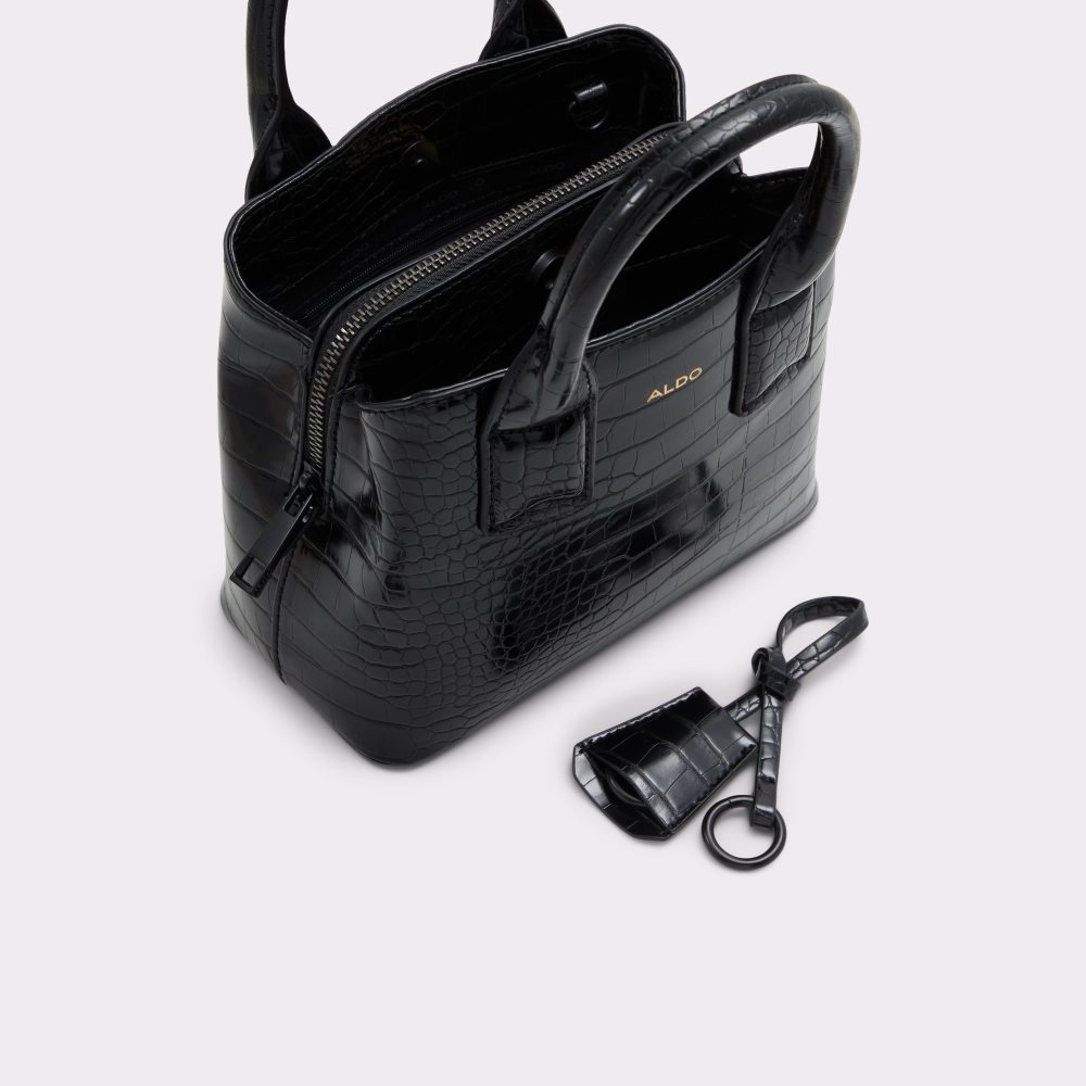 Black Aldo Adaemas Top Handle Handbag | 20FERSQCG