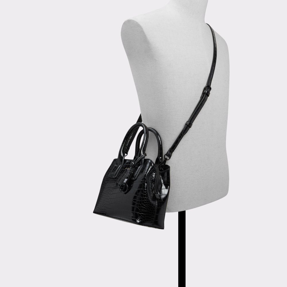 Black Aldo Adaemas Top Handle Handbag | 20FERSQCG