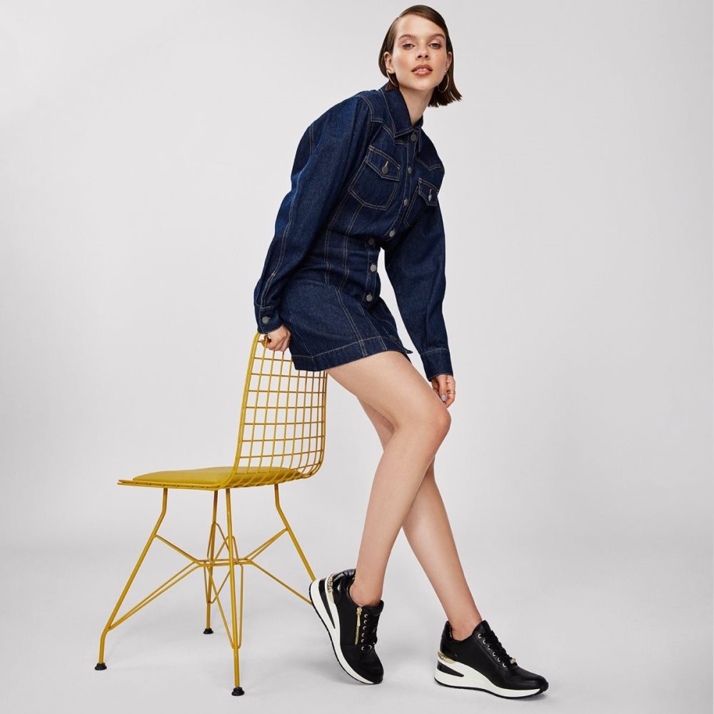 Black Aldo Adwiwiax Wedge - Wedge Sneakers | 70ONYPGES