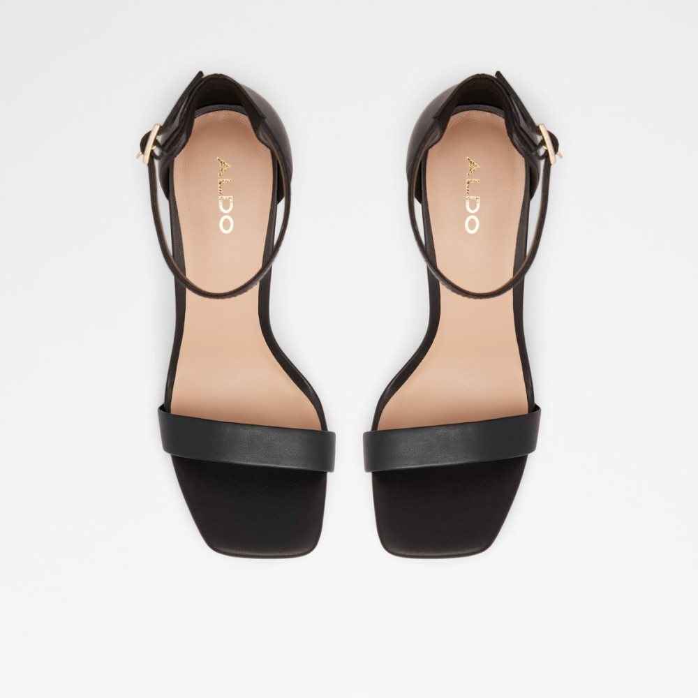 Black Aldo Afendaven Heeled Sandal - Stiletto Heels | 89BTGEPKI