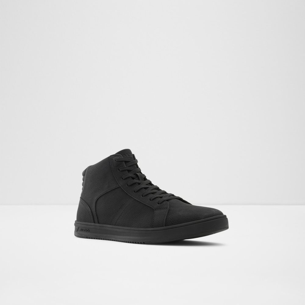 Black Aldo Afiac High Top - Cup Sole Sneakers | 62ALIQXNR