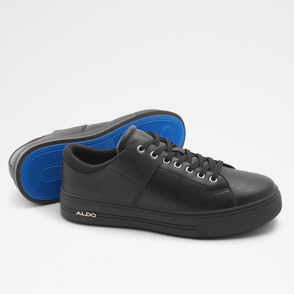 Black Aldo Agassi Low Top Sneakers | 31HOYJFLS