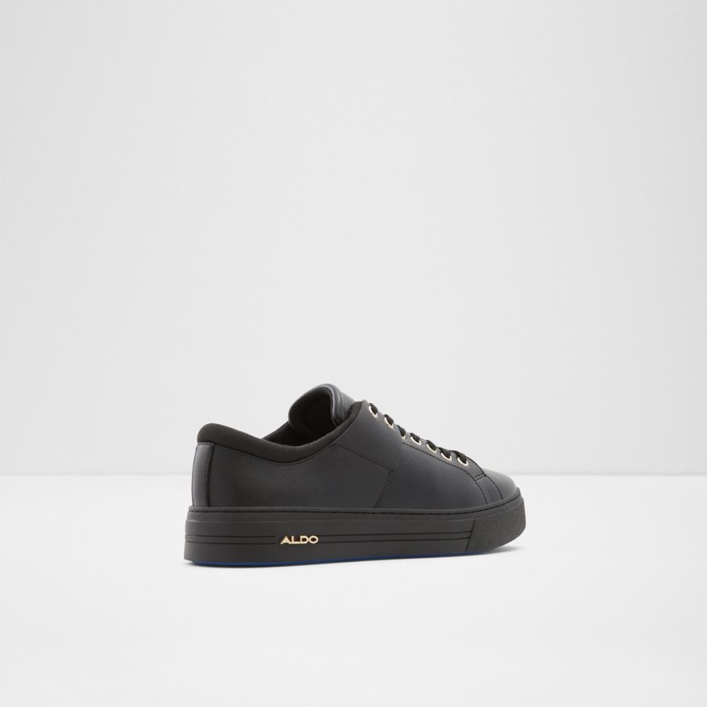 Black Aldo Agassi Low Top Sneakers | 31HOYJFLS