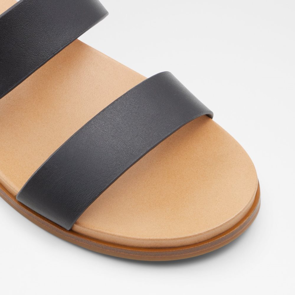 Black Aldo Aliawen Slide Sandal Sandals | 67KTBAQIZ