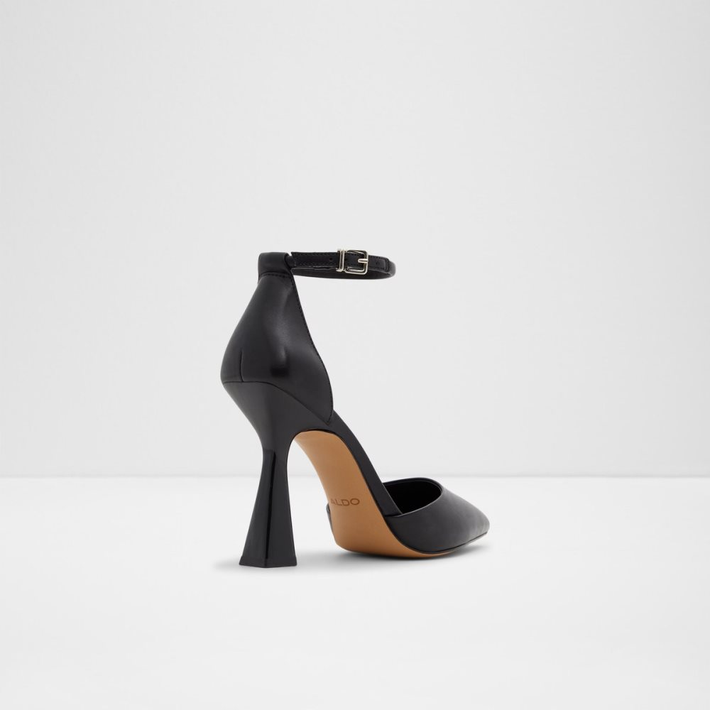 Black Aldo Ardcarn Strappy Heeled Block Heels | 16FPQZJHK