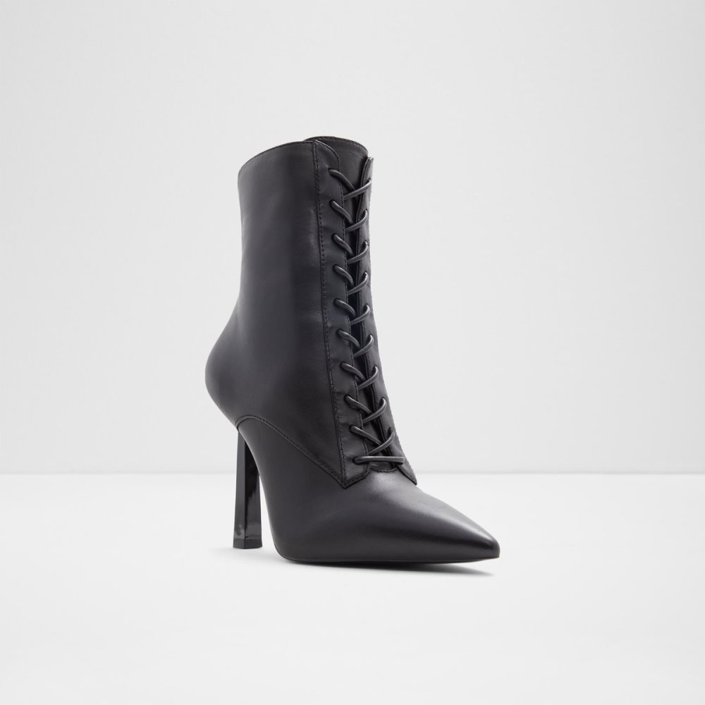 Black Aldo Began Lace-up Combat Boots | 38XIPUGCB