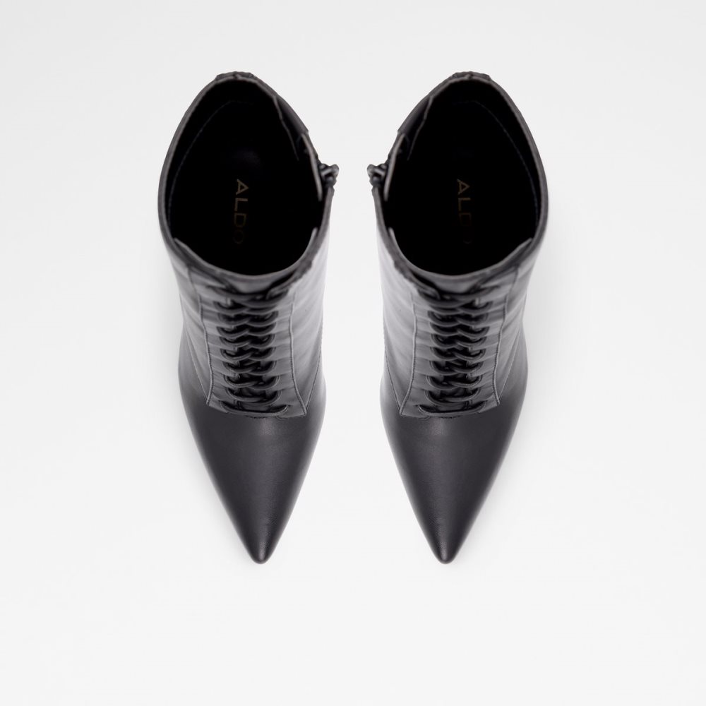 Black Aldo Began Lace-up Combat Boots | 38XIPUGCB