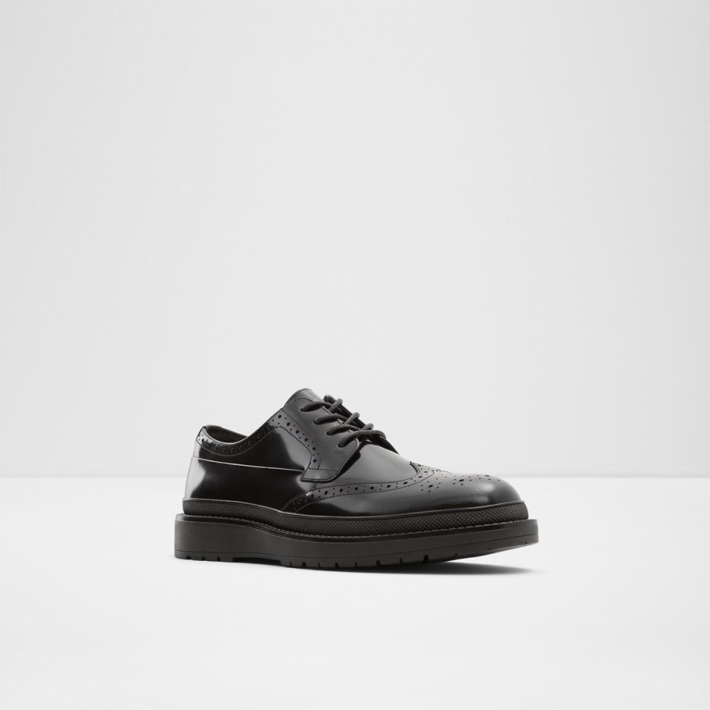 Black Aldo Bezos Oxfords Shoes | 20ENSYWZD