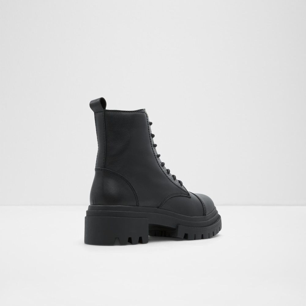 Black Aldo Bigmark - Lug Sole Combat Boots | 84YPHXRDS