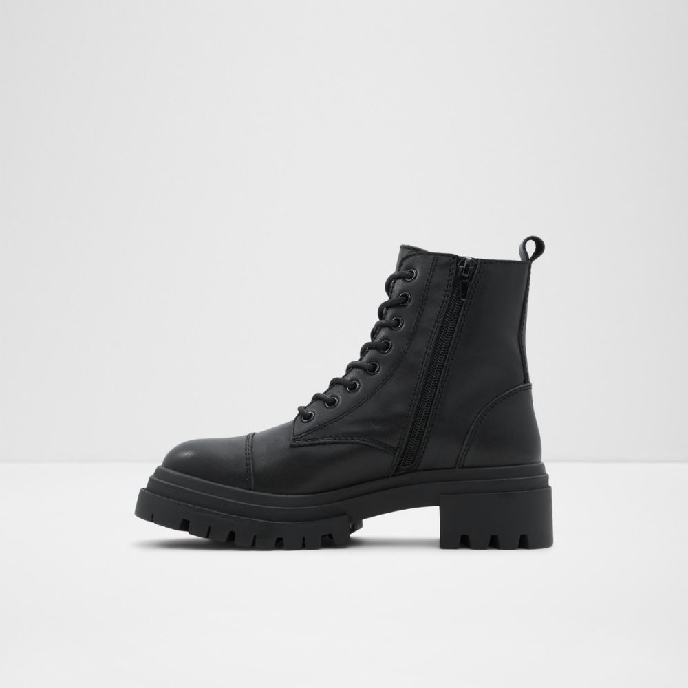 Black Aldo Bigmark - Lug Sole Combat Boots | 84YPHXRDS