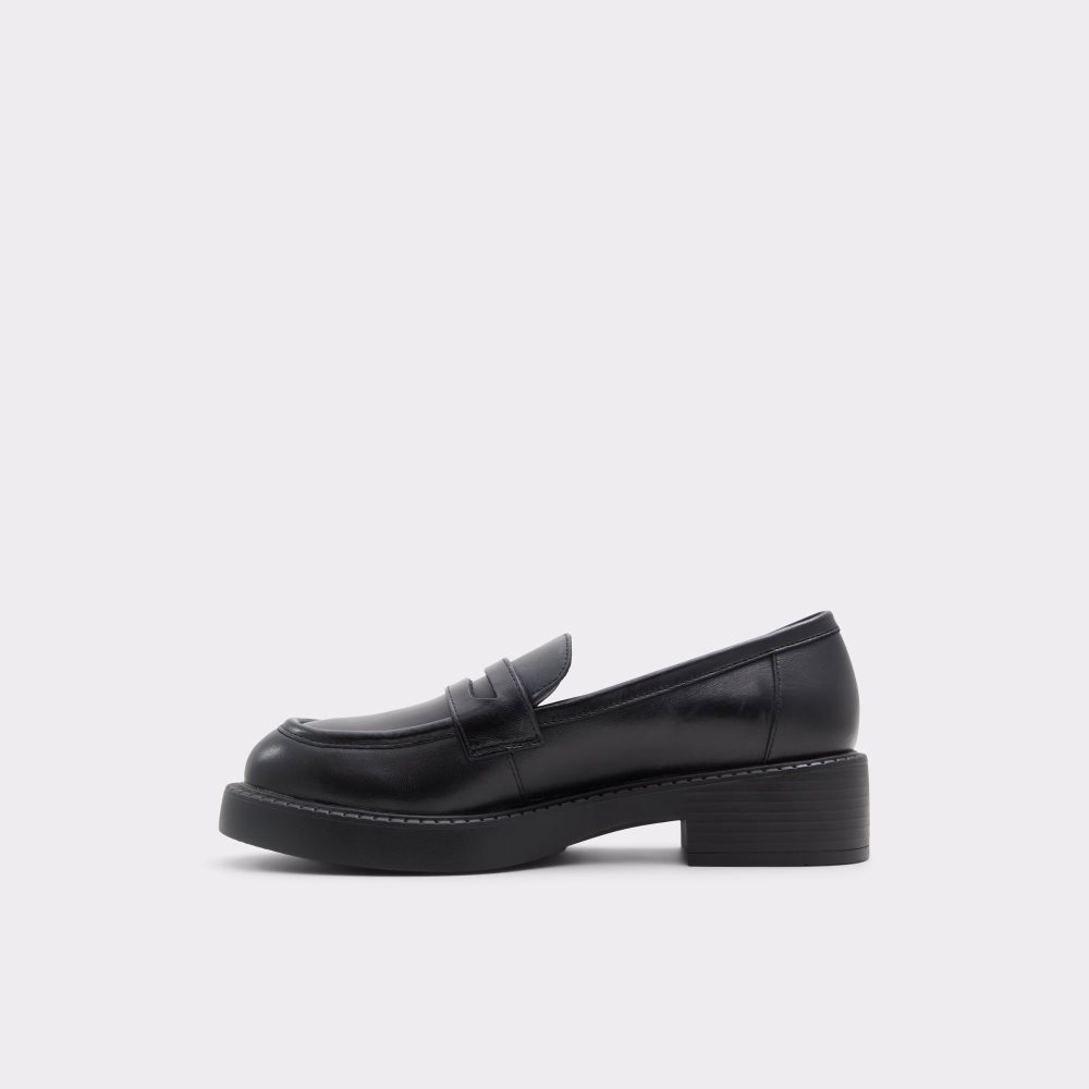 Black Aldo Bigplan - Lug Sole Mules | 72UXVZMGK