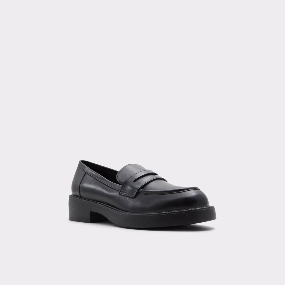 Black Aldo Bigplan - Lug Sole Mules | 72UXVZMGK