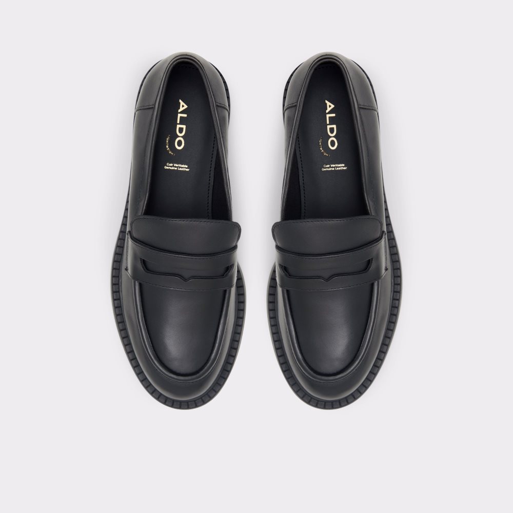 Black Aldo Bigplan - Lug Sole Mules | 72UXVZMGK