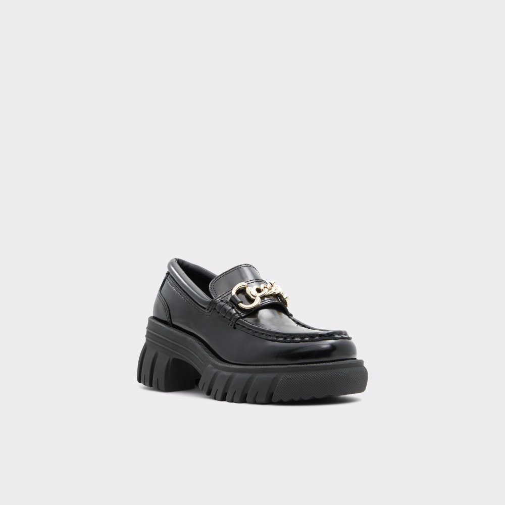 Black Aldo Bigwalk - Lug Sole Mules | 64TYFQAGE