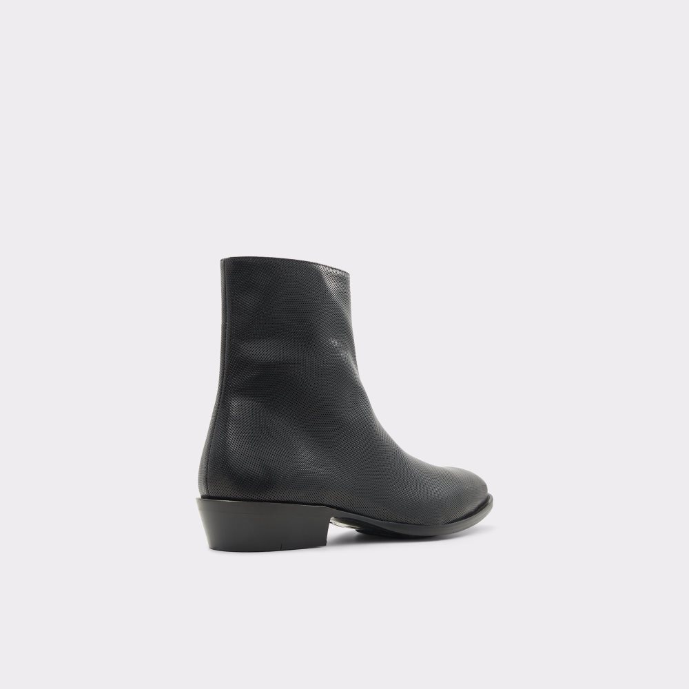 Black Aldo Birmingham Ankle Boots | 70JGBSRYK