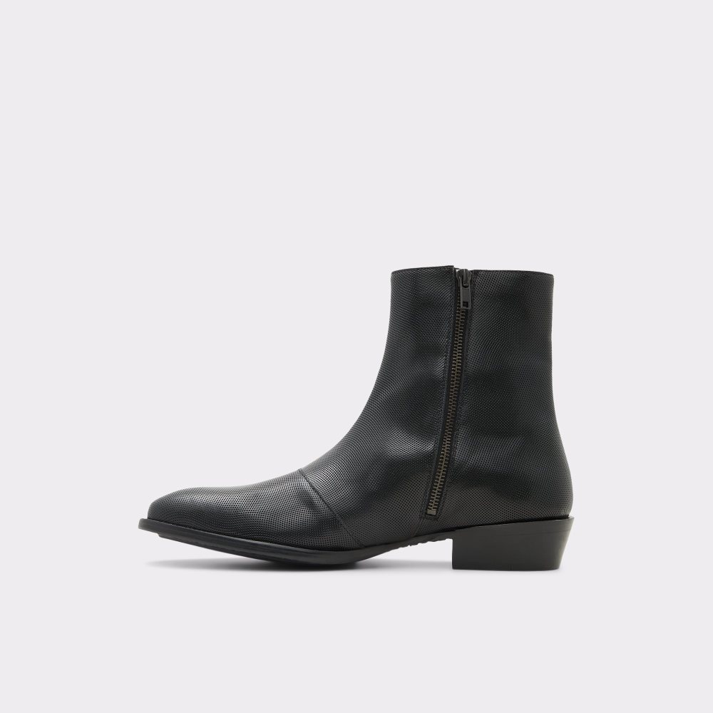 Black Aldo Birmingham Ankle Boots | 70JGBSRYK