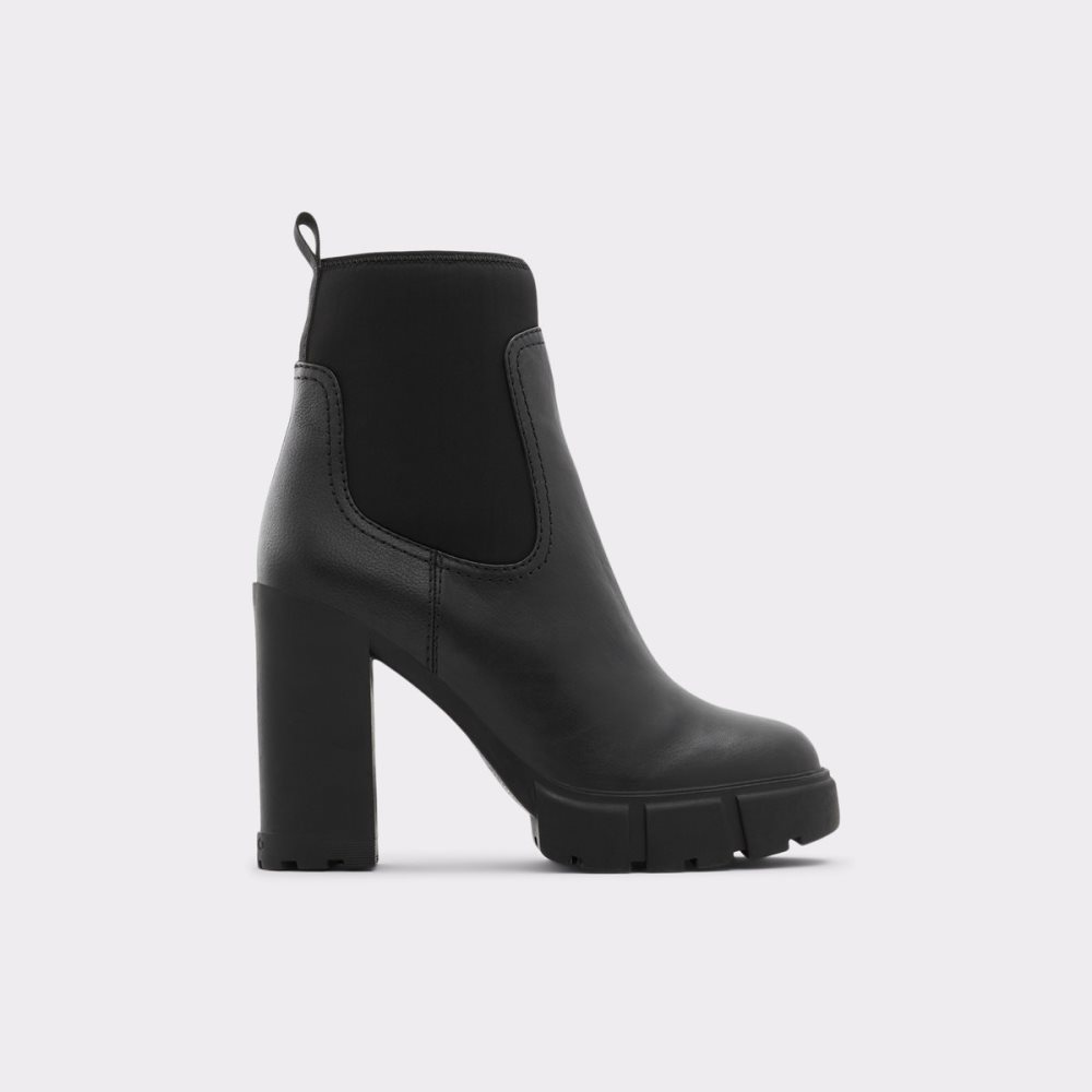 Black Aldo Bolder - Lug Sole Chelsea Boots | 28UYAMZPN