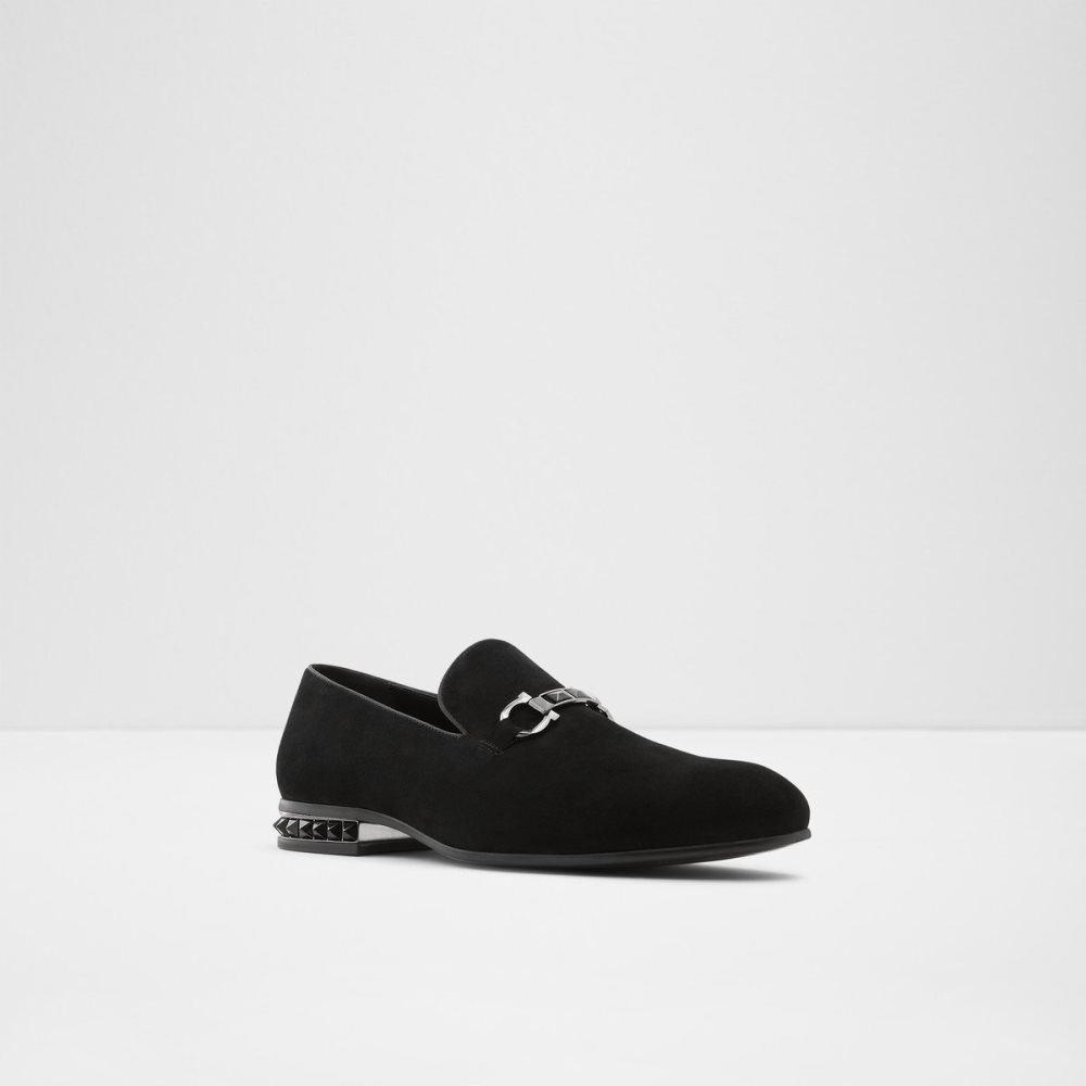 Black Aldo Bowtie Dress Shoes | 68FPRWNHL