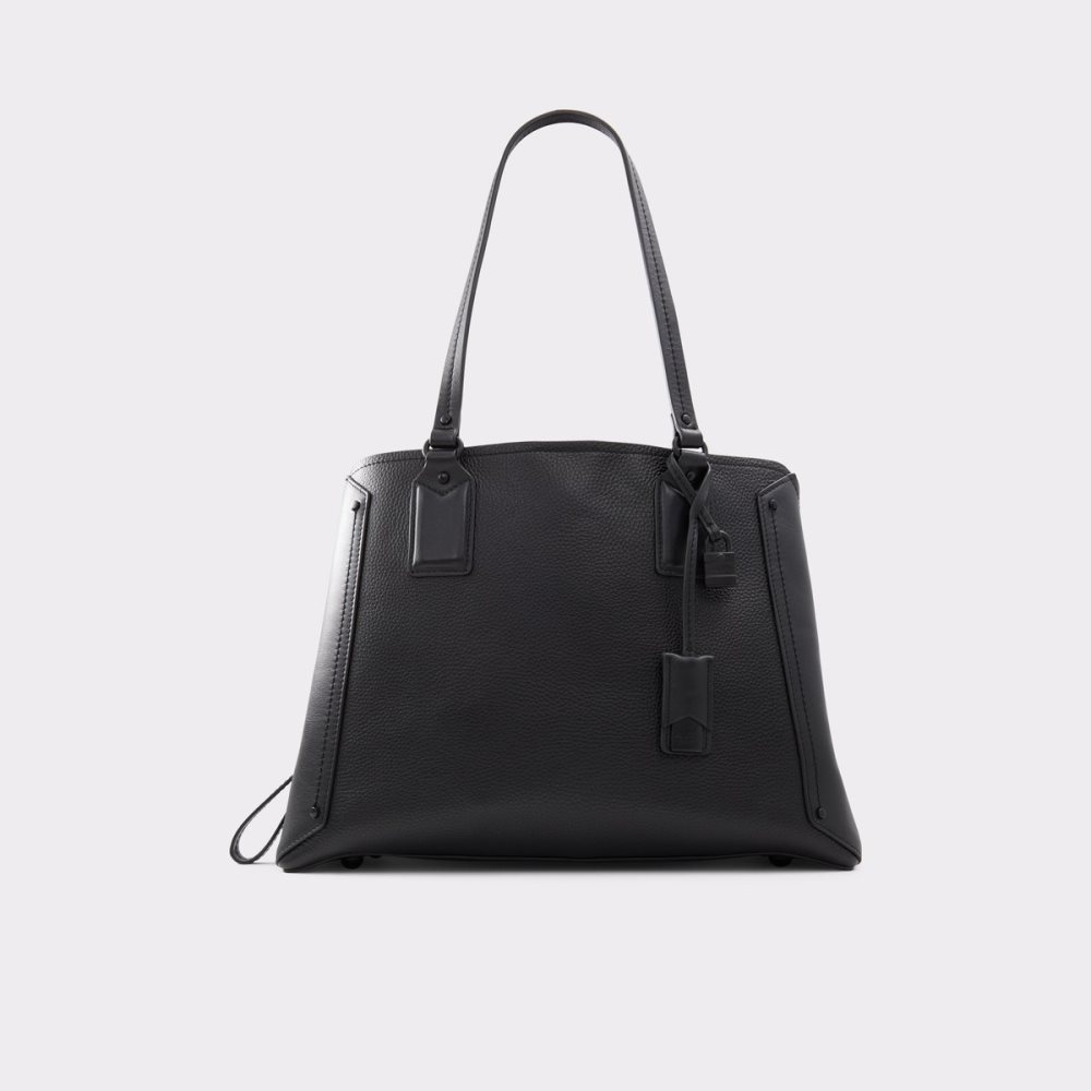 Black Aldo Bragia Satchel Tote Bags | 03KACLNRM