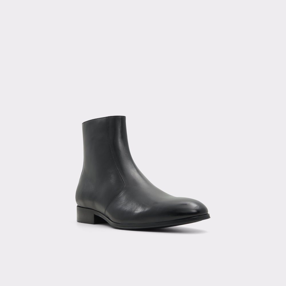 Black Aldo Brahm Ankle Boots | 56OVJICWU