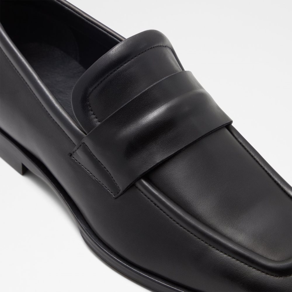 Black Aldo Bronson Loafers | 39ZUIYAXJ