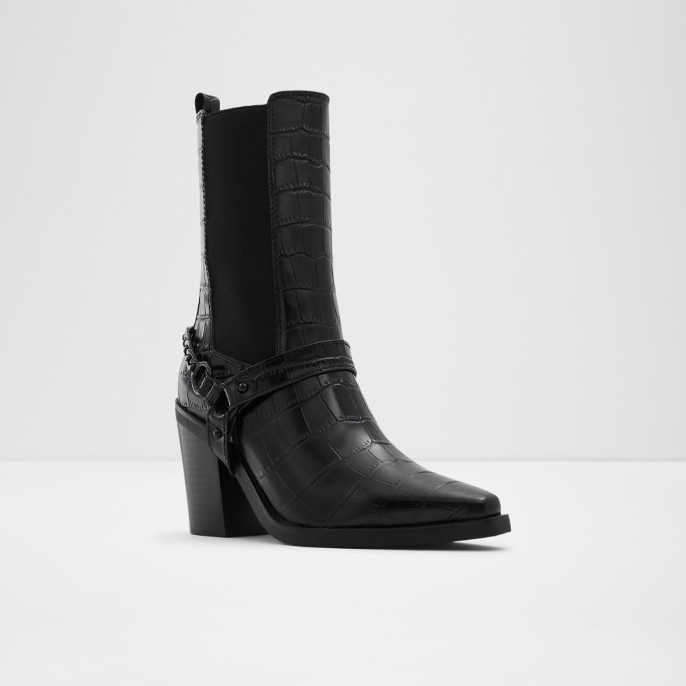 Black Aldo Campera Western - Chelsea Boots | 93PNLVEMK