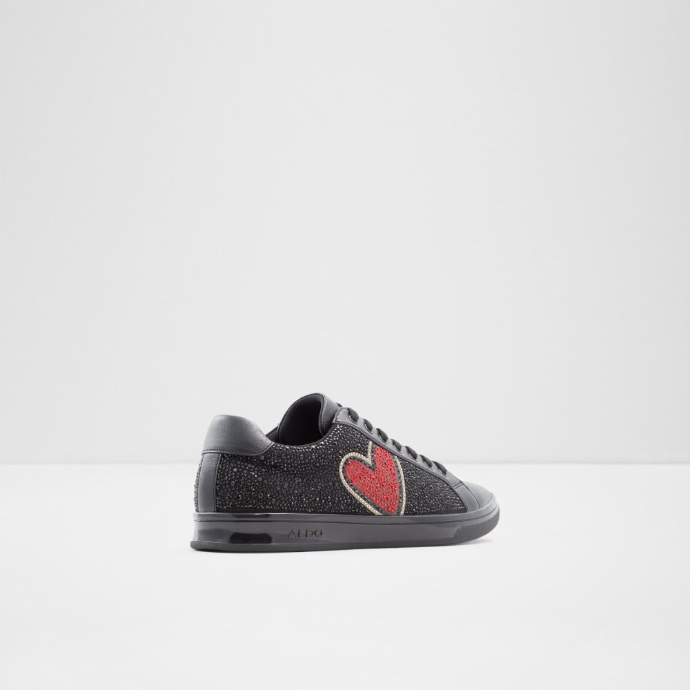 Black Aldo Carapetos Low Top Sneakers | 14VMRBPCZ