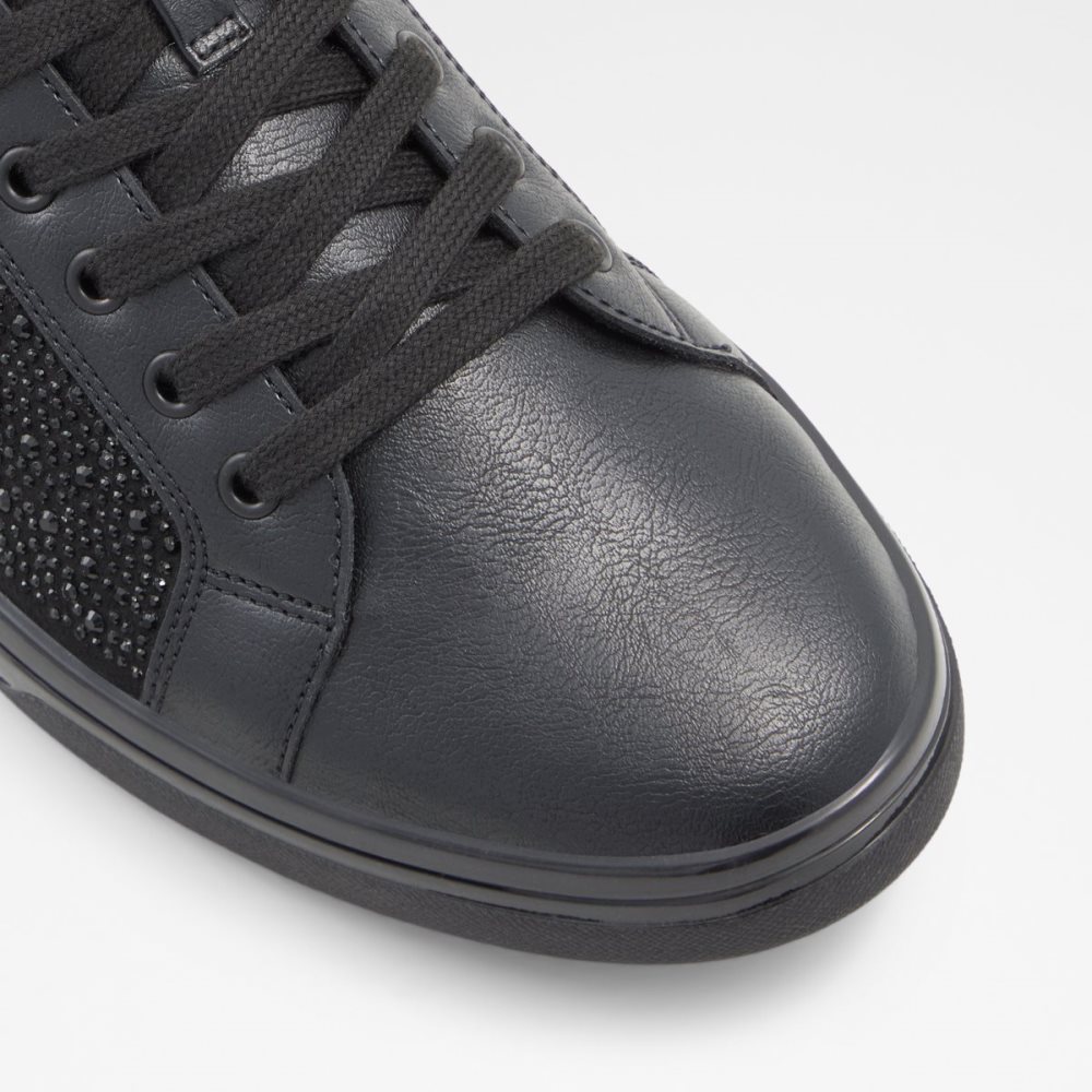 Black Aldo Carapetos Low Top Sneakers | 14VMRBPCZ