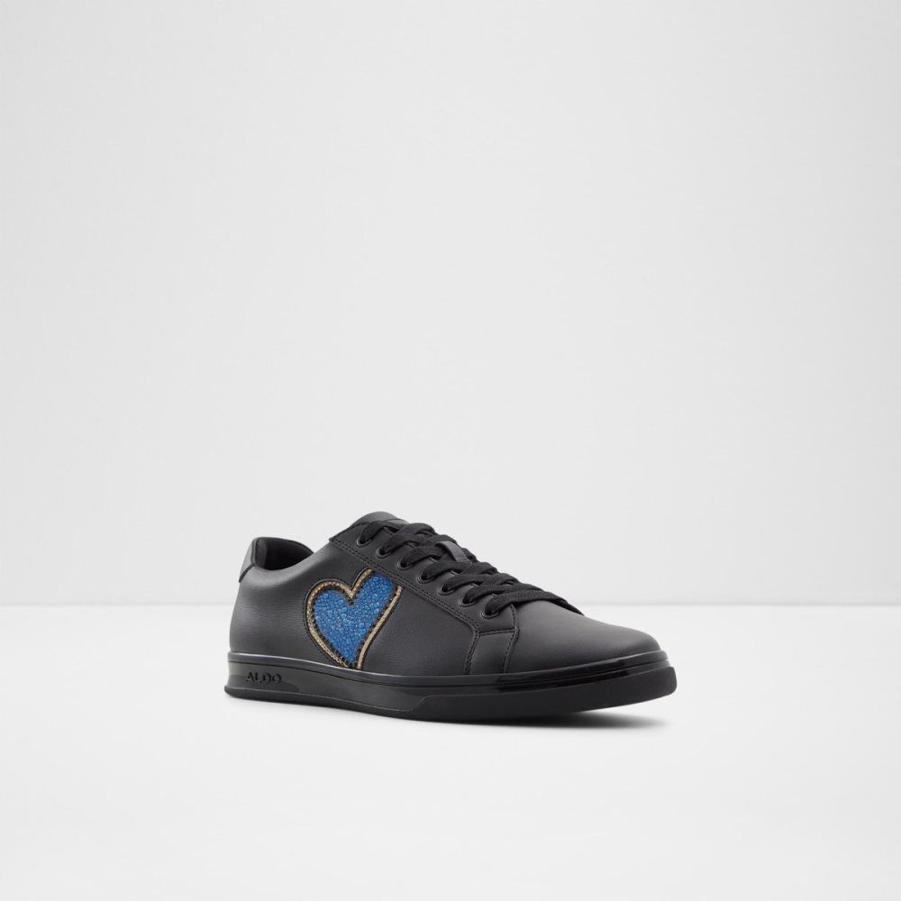 Black Aldo Carapetoss Low Top Sneakers | 64UORSQCK