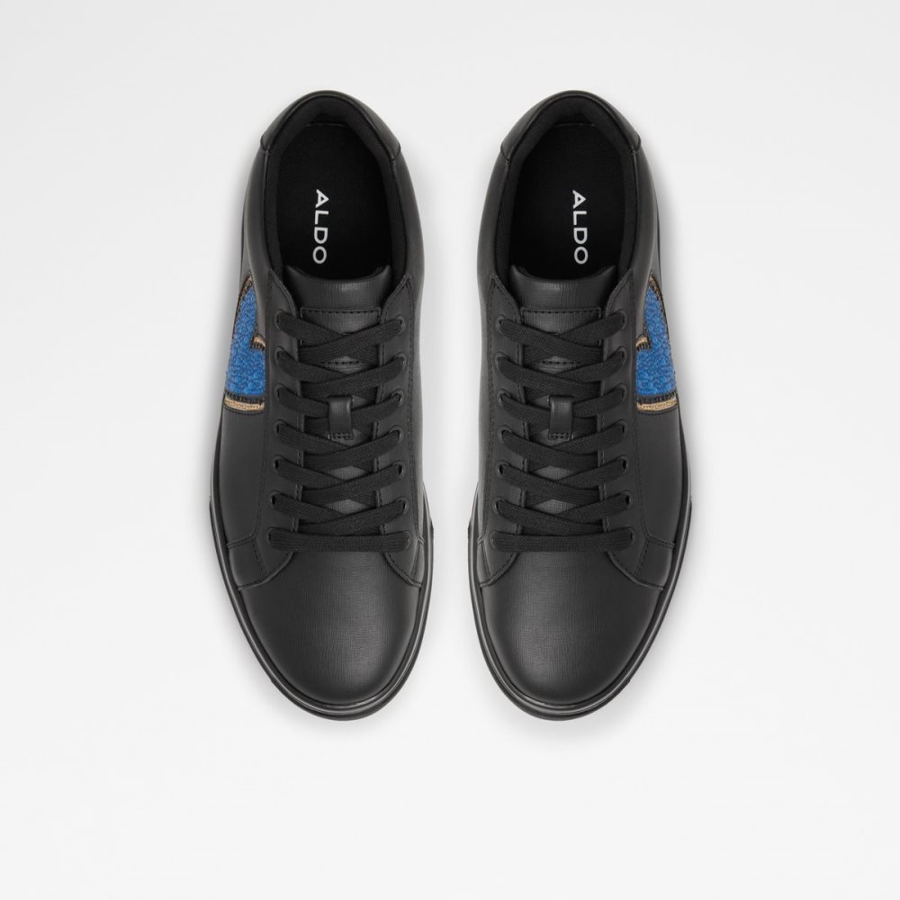 Black Aldo Carapetoss Low Top Sneakers | 64UORSQCK