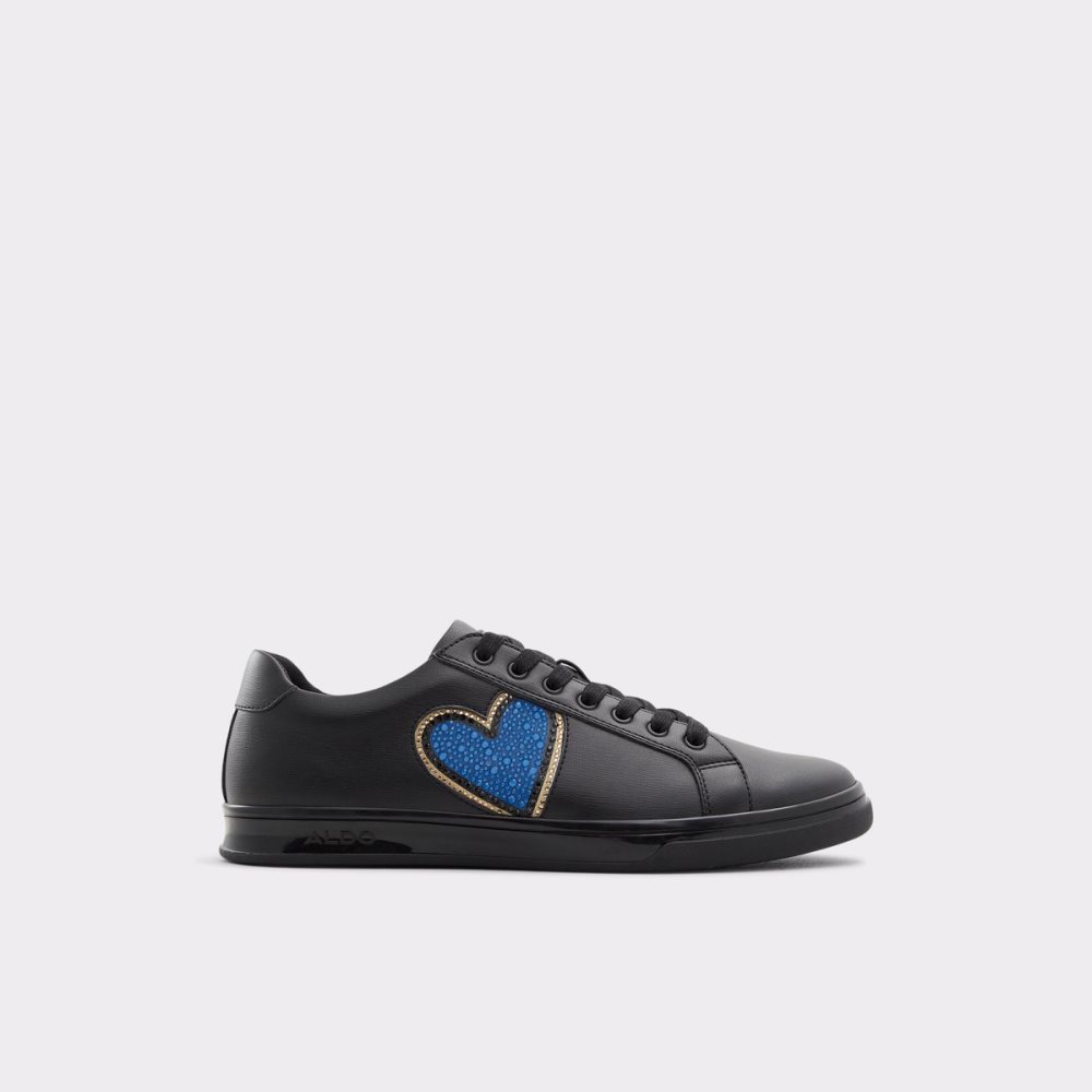 Black Aldo Carapetoss Low Top Sneakers | 64UORSQCK