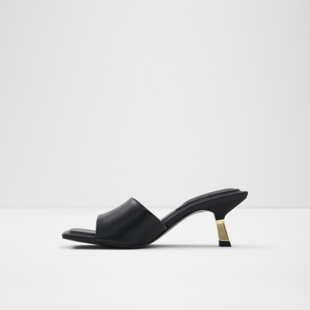 Black Aldo Cassilia High Sandal - Stiletto Heels | 79PMSTFOQ