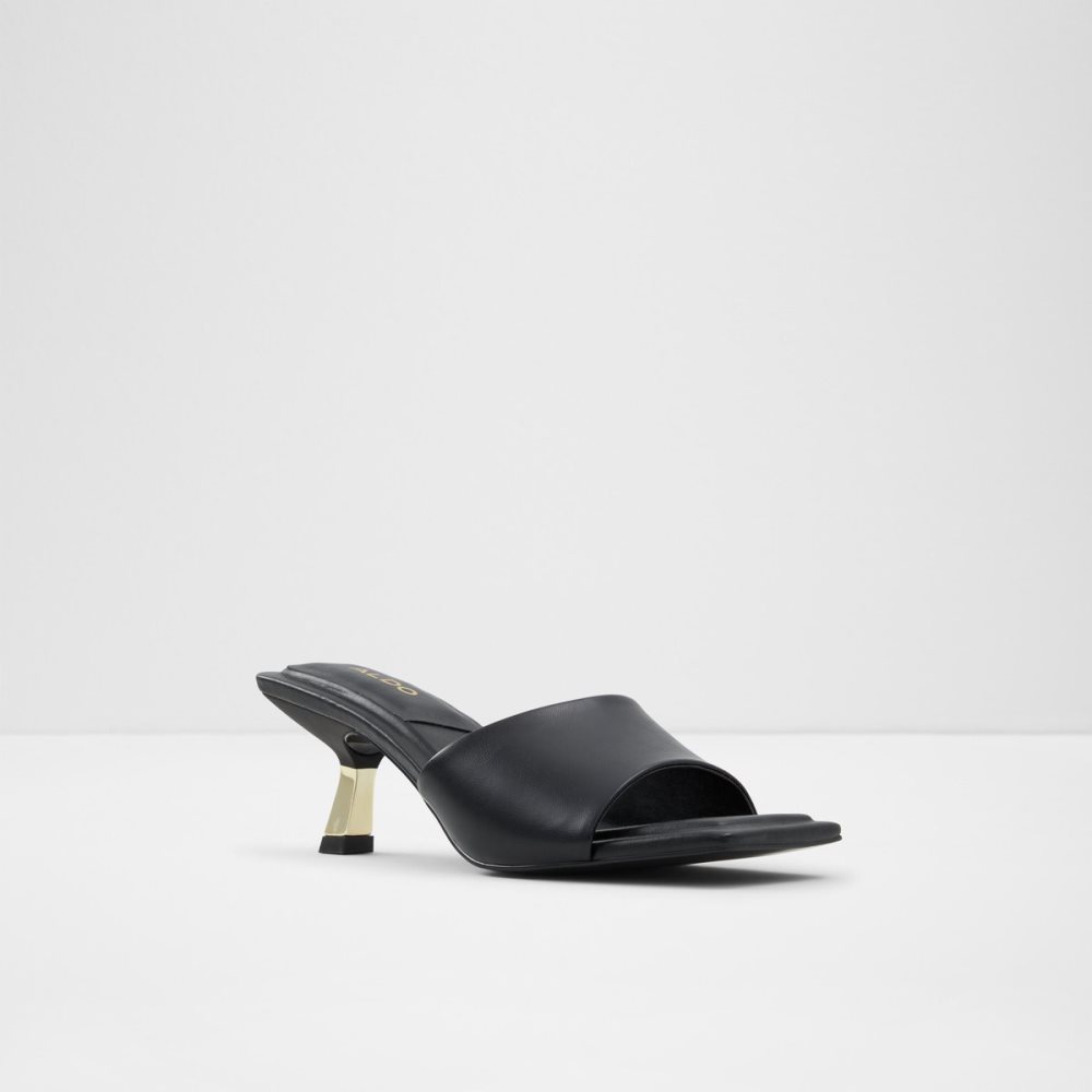 Black Aldo Cassilia High Sandal - Stiletto Heels | 79PMSTFOQ