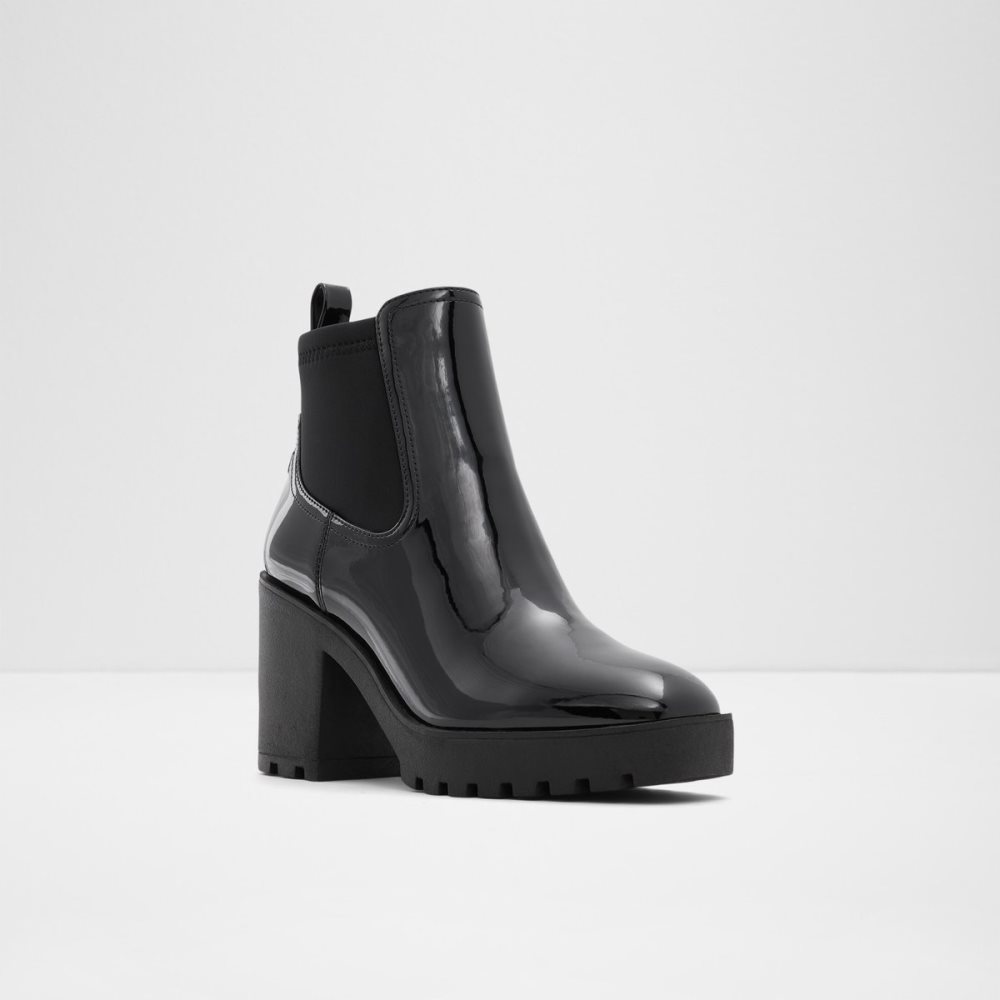 Black Aldo Chetta - Lug Sole Chelsea Boots | 25QBHECPS