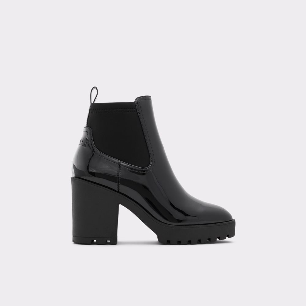 Black Aldo Chetta - Lug Sole Chelsea Boots | 25QBHECPS